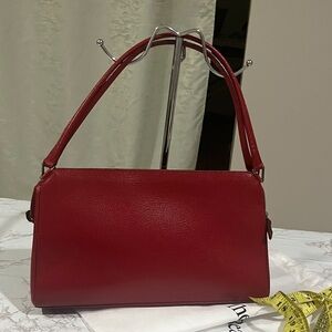 Prada Red Leather Handbag